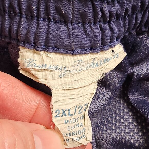 Tommy Bahama Swim Trunks Casual Shorts Mens XXL 2XL Blue Yellow Floral Lined - Picture 12 of 14